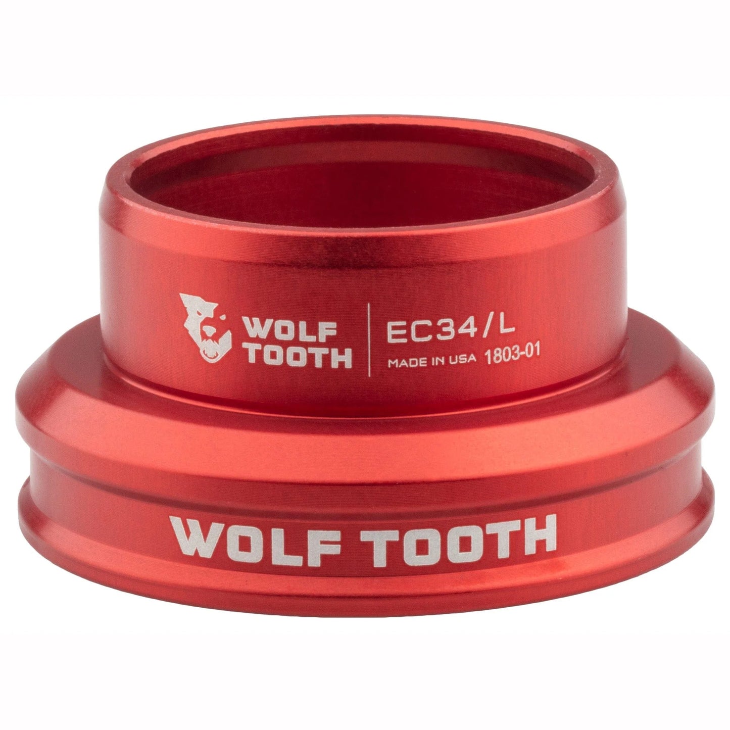 Lage kom voor WOLF TOOTH PREMIUM 1"1/8 EC34 extern balhoofdstel, rood