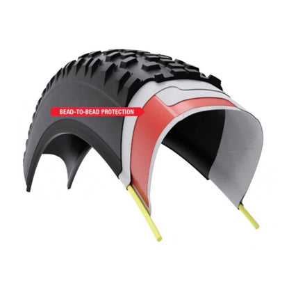 Pneu WTB BYWAY TCS LIGHT FAST ROLLING DUAL DNA SG2 650x47c Tubeless Ready Renforcé Noir