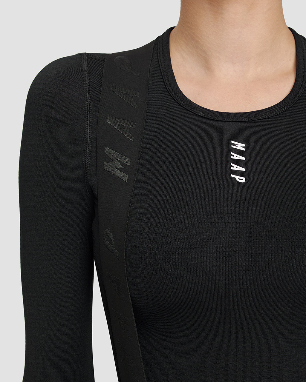 Sous-Vêtement MAAP THERMAL BASE LS Femme Manches Longues Noir