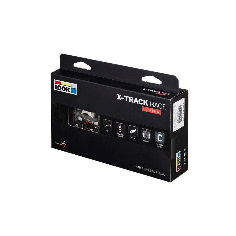 LOOK X-TRACK RACE CARBON Titanium SPD-pedalen zwart