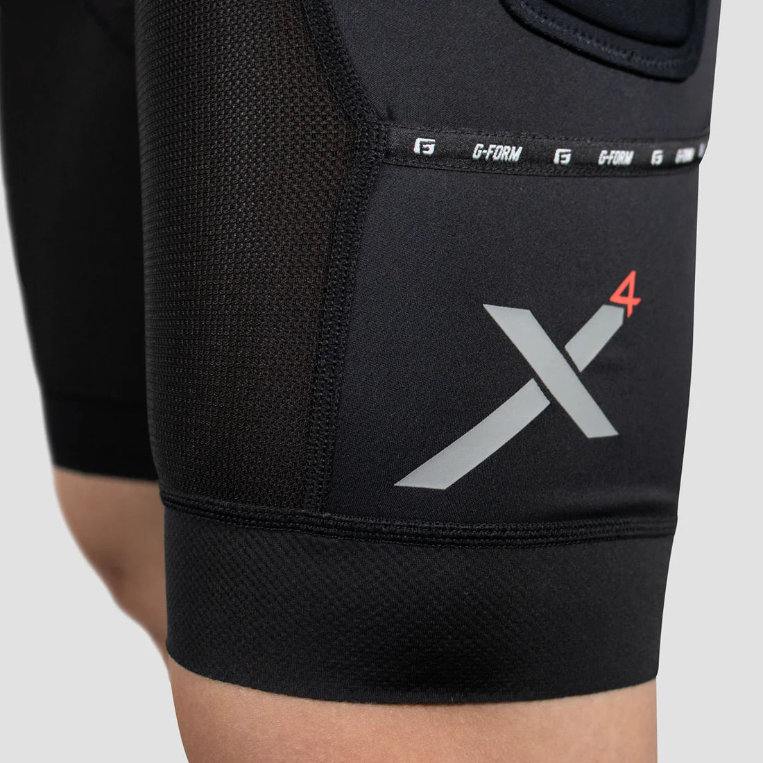 G-FORM PRO-X4 Beschermende Korte Broek Zwart