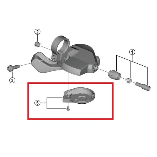 SHIMANO U4000 Linker Hendelafdekking