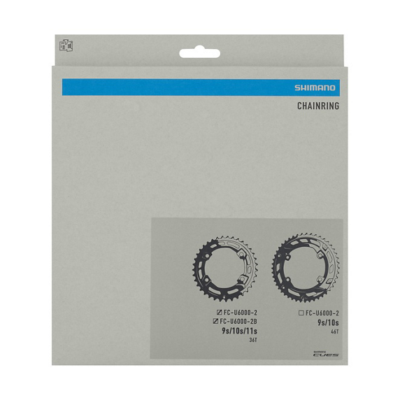 9/10/11V SHIMANO CUES FC-U6000-2/FC-U6000-2B PCD 96mm buitenkettingblad