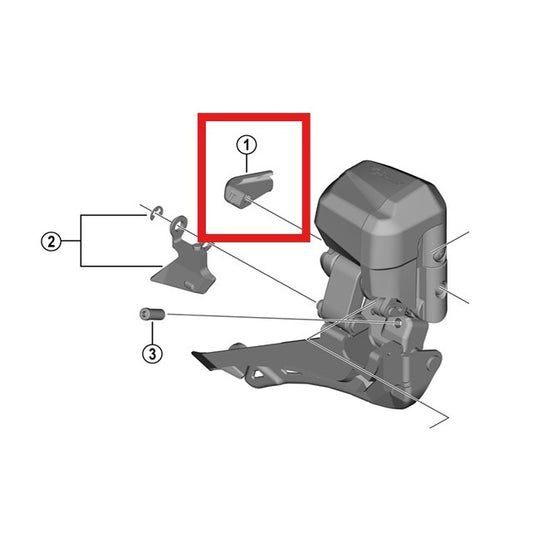 SHIMANO FD-R7150/RX825 afdekking poort