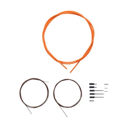 Kabel- en mantelset voor derailleur SHIMANO DURA-ACE 9000 Polymeer Oranje
