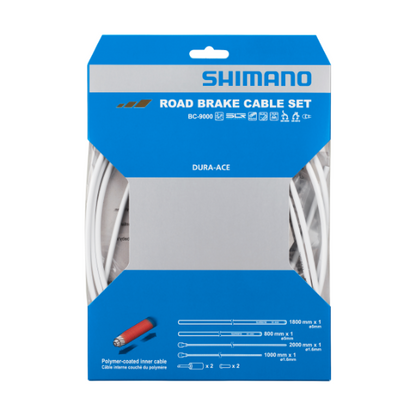 Kabel- en Mantelset voor Rem SHIMANO DURA-ACE 9000 Wit