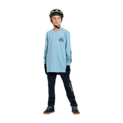 TROY LEE DESIGNS RUCKUS RIDE CARBS Junior Lange Mouw Jersey Blauw