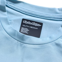 TROY LEE DESIGNS RUCKUS RIDE CARBS Junior Lange Mouw Jersey Blauw