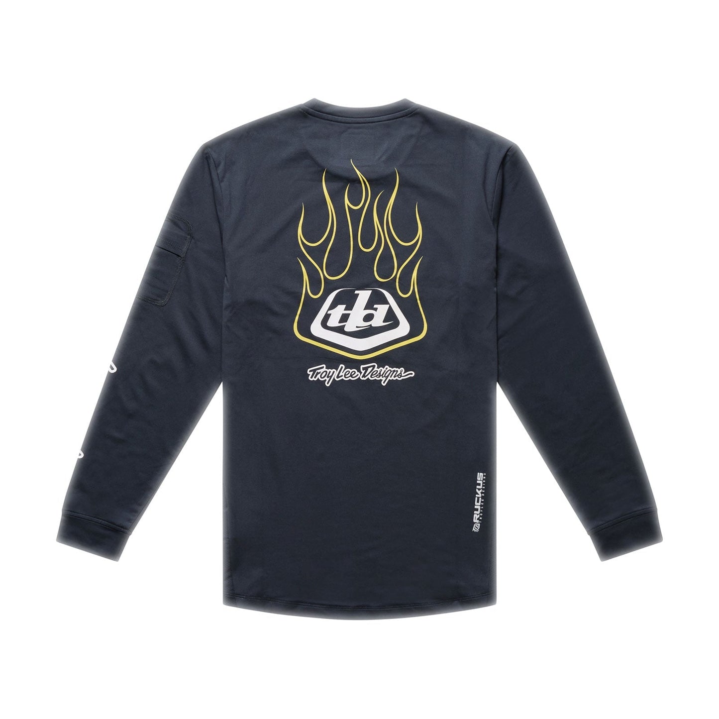 Maillot TROY LEE DESIGNS RUCKUS RIDE PRESSED Junior Manches Longues Noir