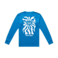 TROY LEE DESIGNS SKYLINE RIDE ONE EYE AERO Junior Lange Mouw Jersey Blauw