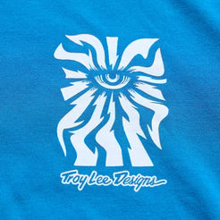 TROY LEE DESIGNS SKYLINE RIDE ONE EYE AERO Junior Trui met korte mouwen Blauw