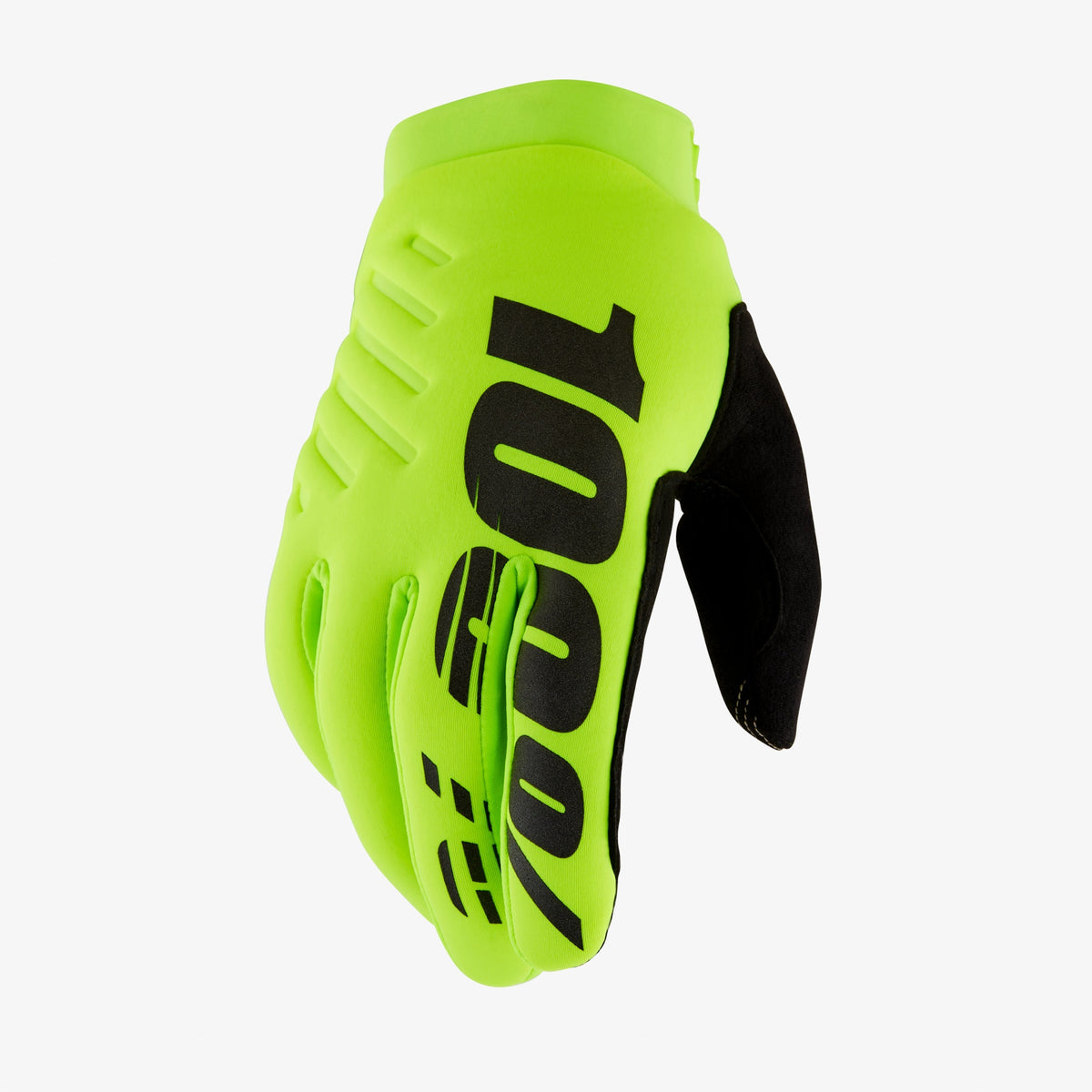 Gants 100% BRISKER Jaune/Noir
