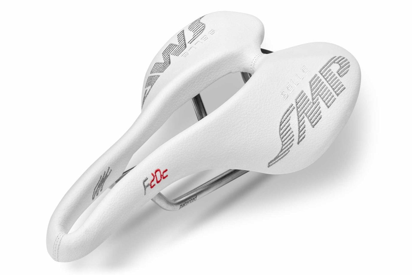 Selle SMP F20C Rails Inox Blanc