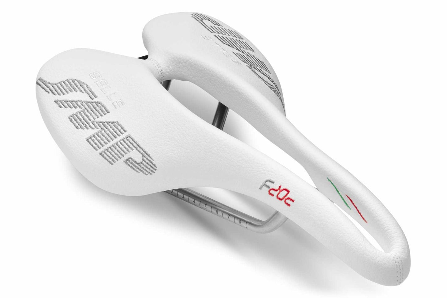 Selle SMP F20C Rails Inox Blanc