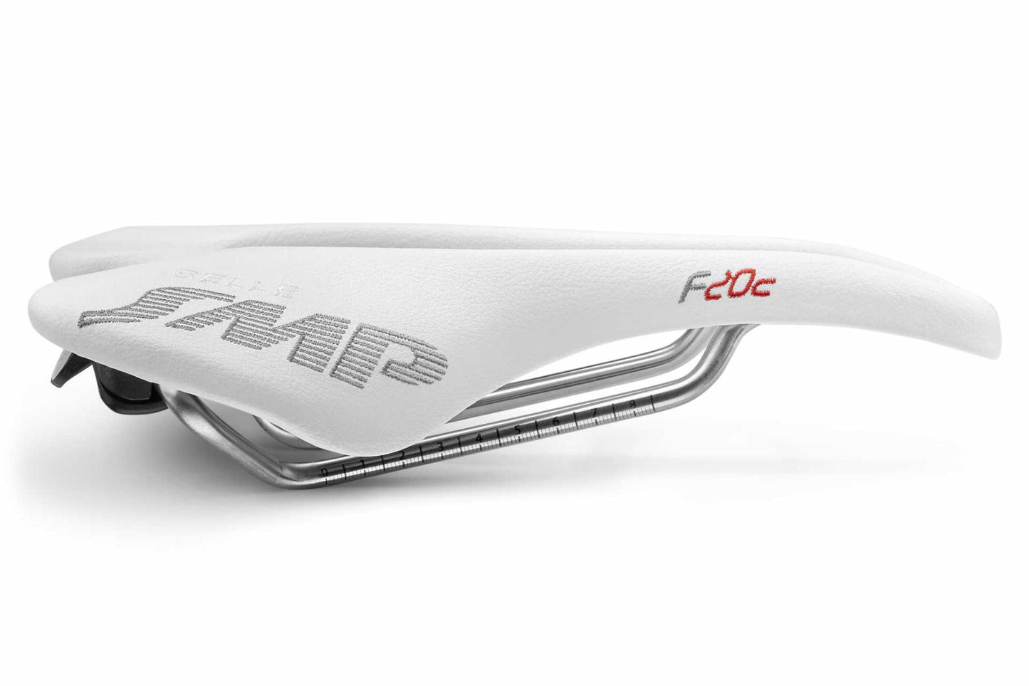 Selle SMP F20C Rails Inox Blanc