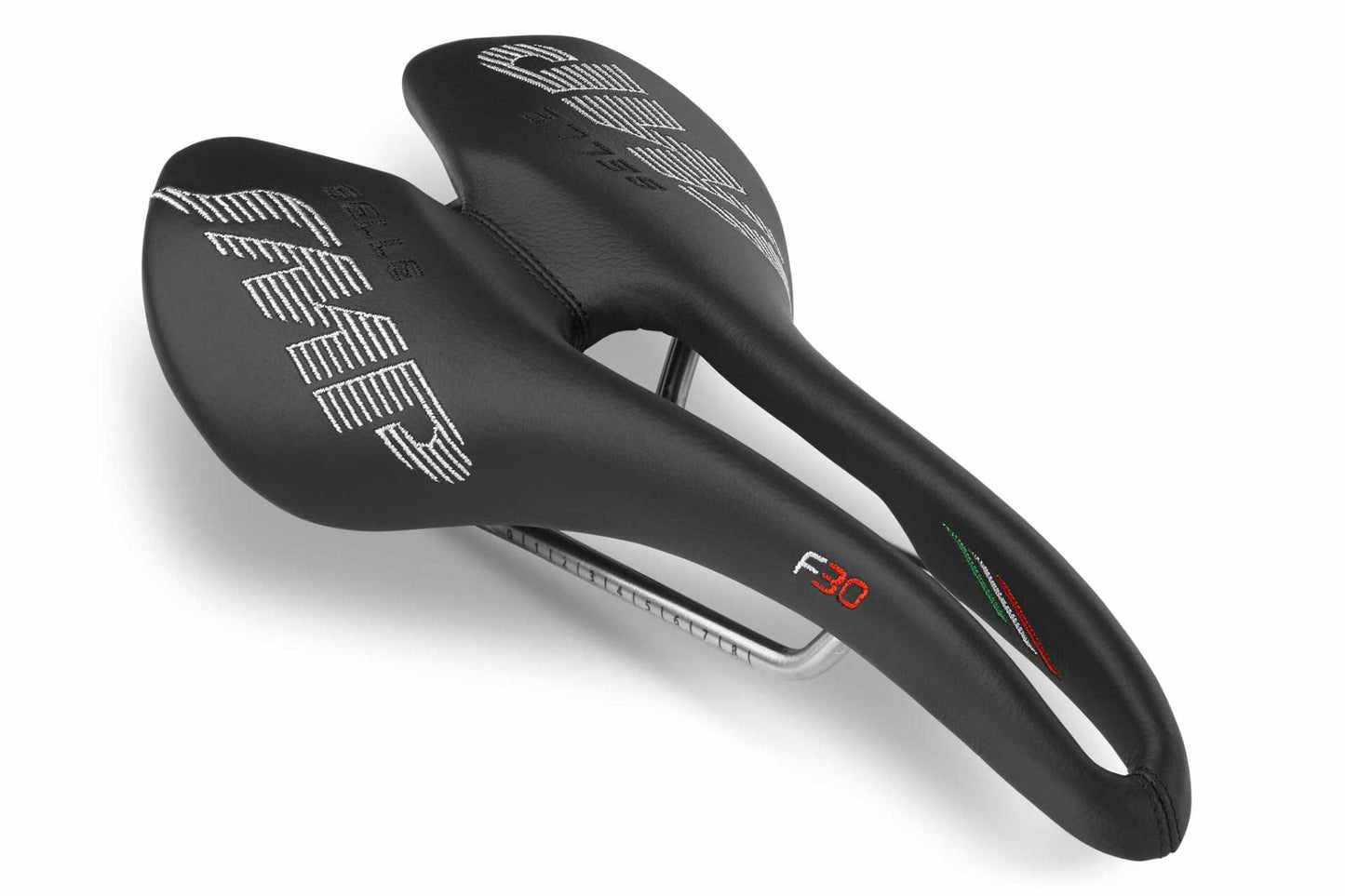 Selle SMP F30 Largeur 149mm Rails Inox Noir