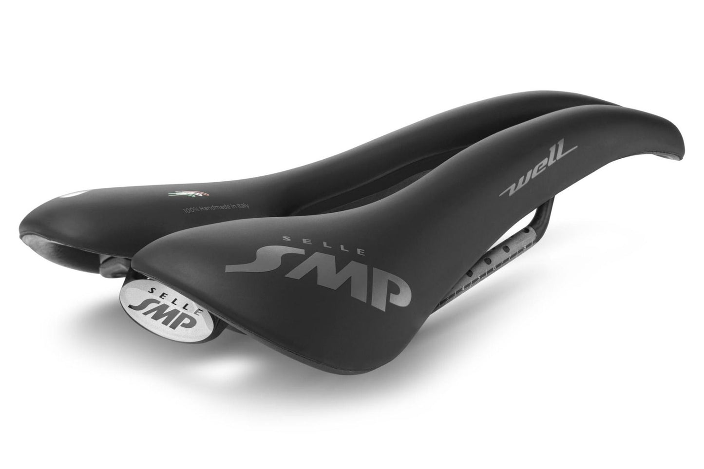 Zadel SMP WELL Breedte 144mm Carbon Rails Zwart