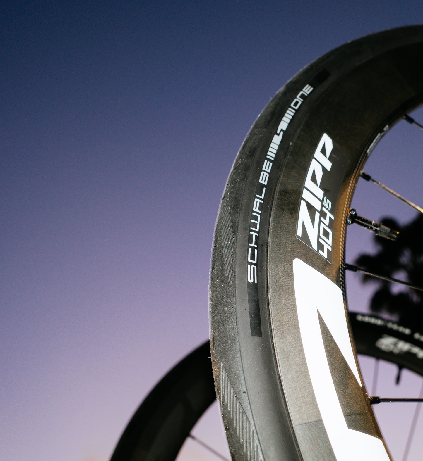 Paar ZIPP 404 S A1 witte wielen