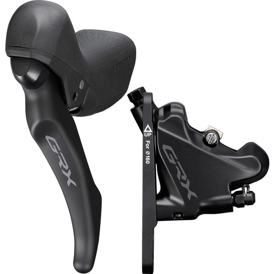 SHIMANO GRX BL-RX600-L + BR-RX400 linkerhendel en voorremklauw 1x11V Flat Mount