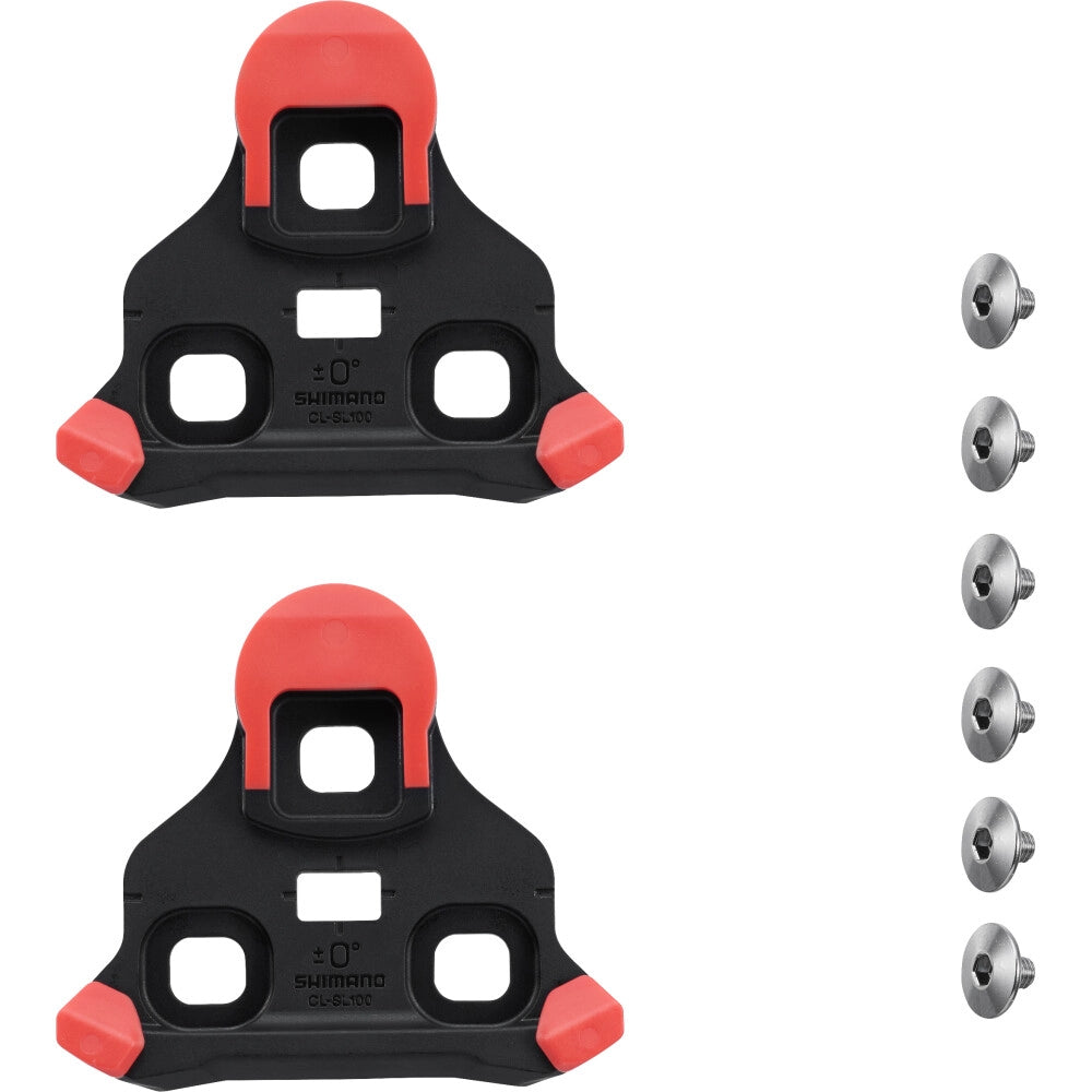 Kit Cales SHIMANO SPD-SLR Rouge 0° CL-SL100