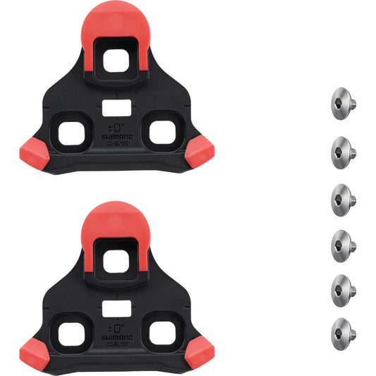 Cleats Kit SHIMANO SPD-SLR Rood 0° CL-SL100