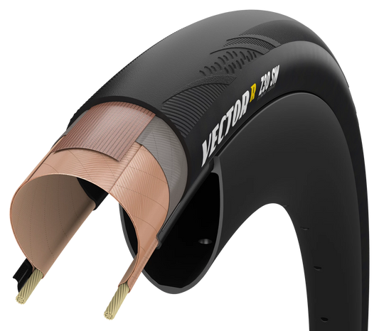 ZIPP GOODYEAR VECTOR R SW Tubeless Ready-band zwart