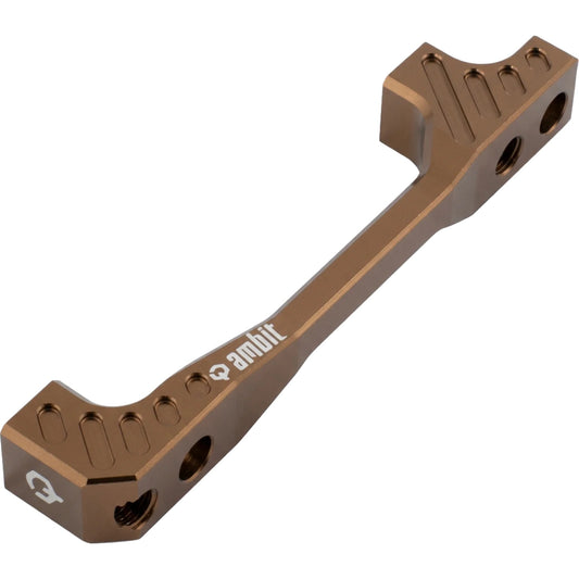 Adaptateur Etrier Avant / Arrière PM/PM AMBIT +40mm Marron