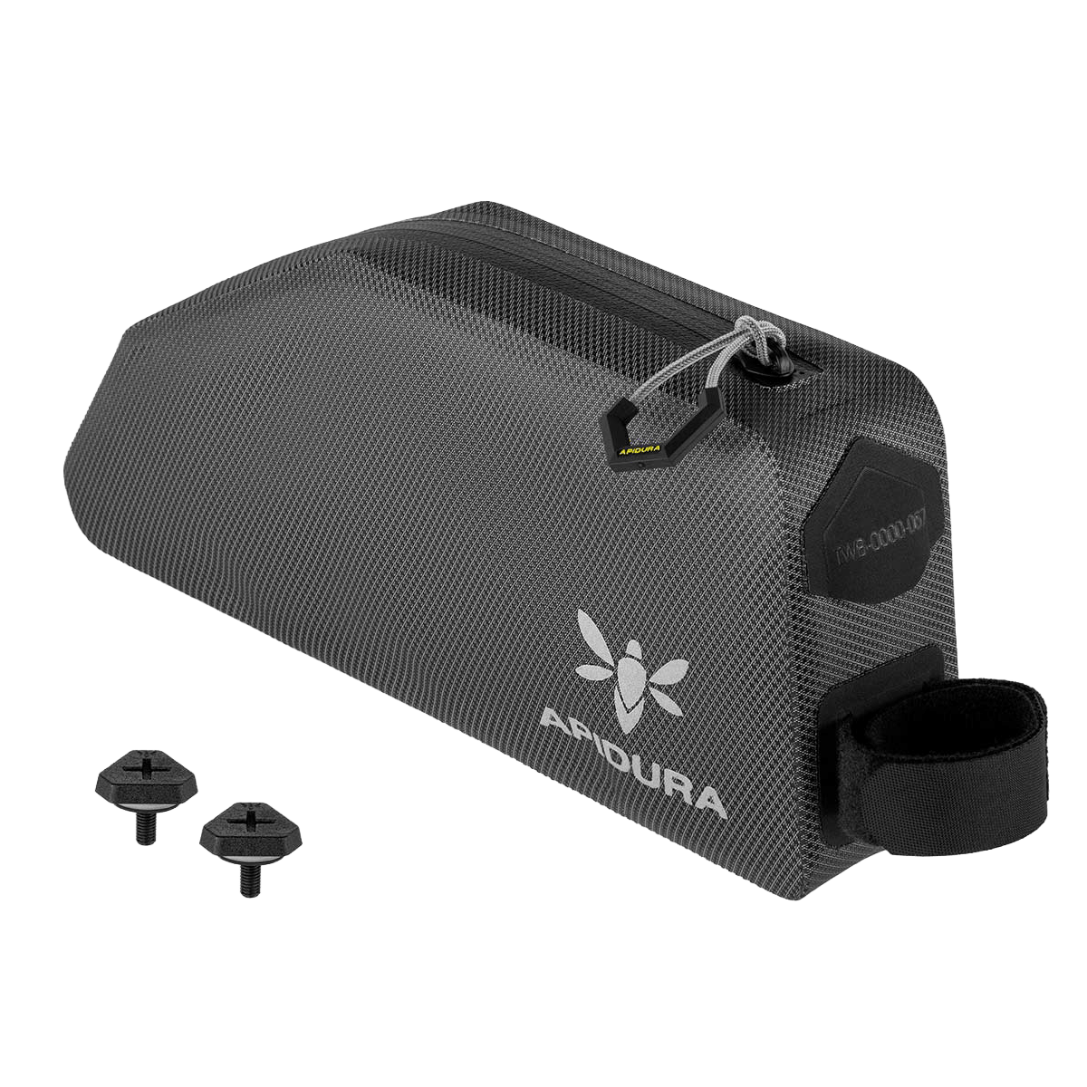 Frametas APIDURA EXPEDITION BOLT ON TOP TUBE PACK 1 L Zwart