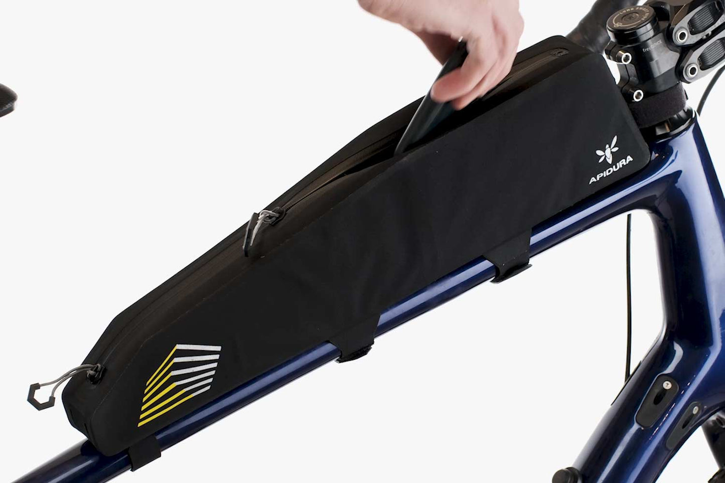 APIDURA RACING LONG TOP TUBE PACK 2 L Frametas Zwart