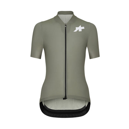 ASSOS UMA GT S11 EVO fietsshirt met korte mouwen voor dames, heldergroen