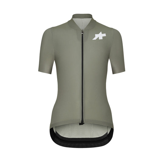 ASSOS UMA GT S11 EVO fietsshirt met korte mouwen voor dames, heldergroen