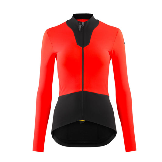 ASSOS DYORA R SPRING FALL S11 fietsshirt met lange mouwen voor dames, snoeprood