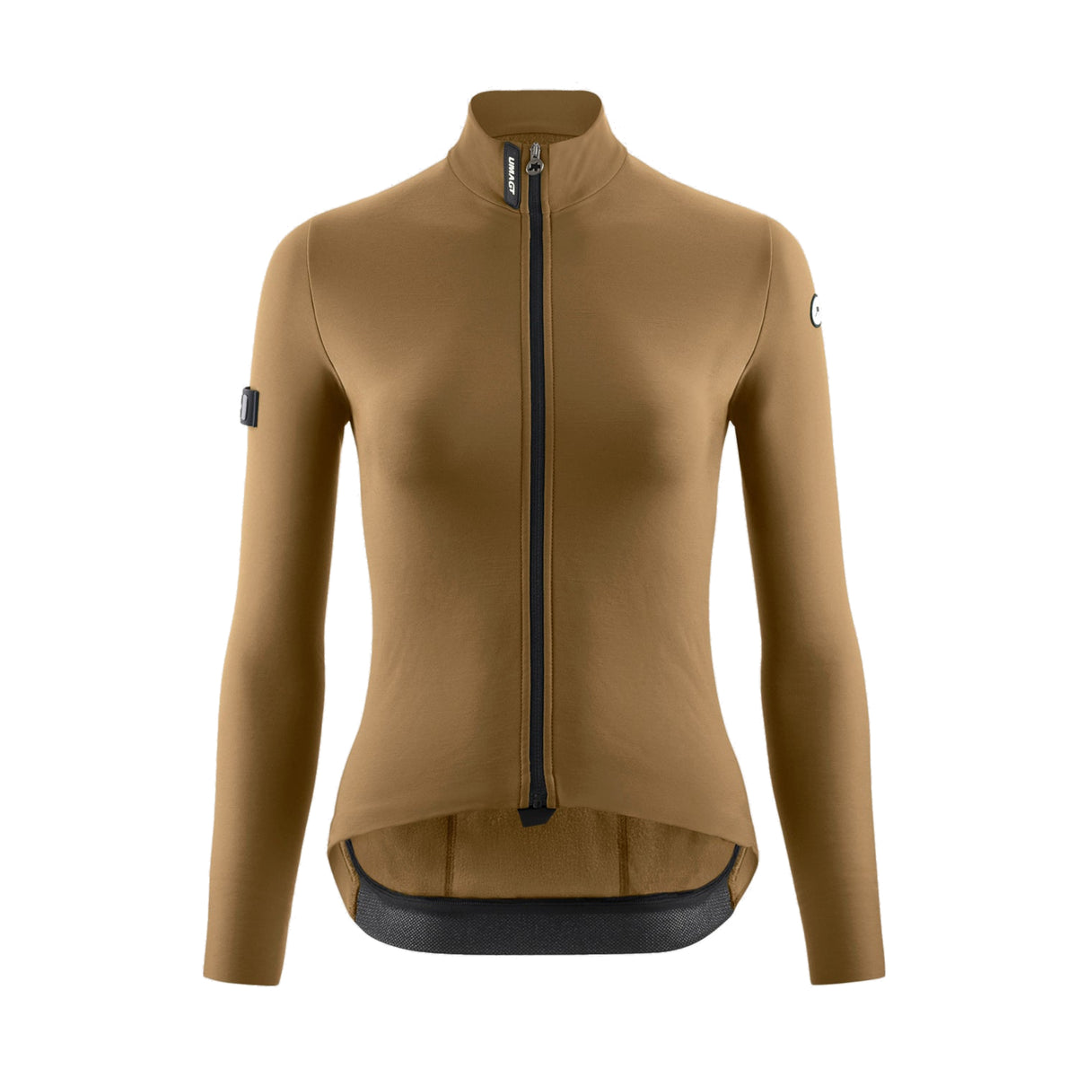 ASSOS UMA GT SPRING FALL C2 fietsshirt met lange mouwen voor dames, bronsgrijs