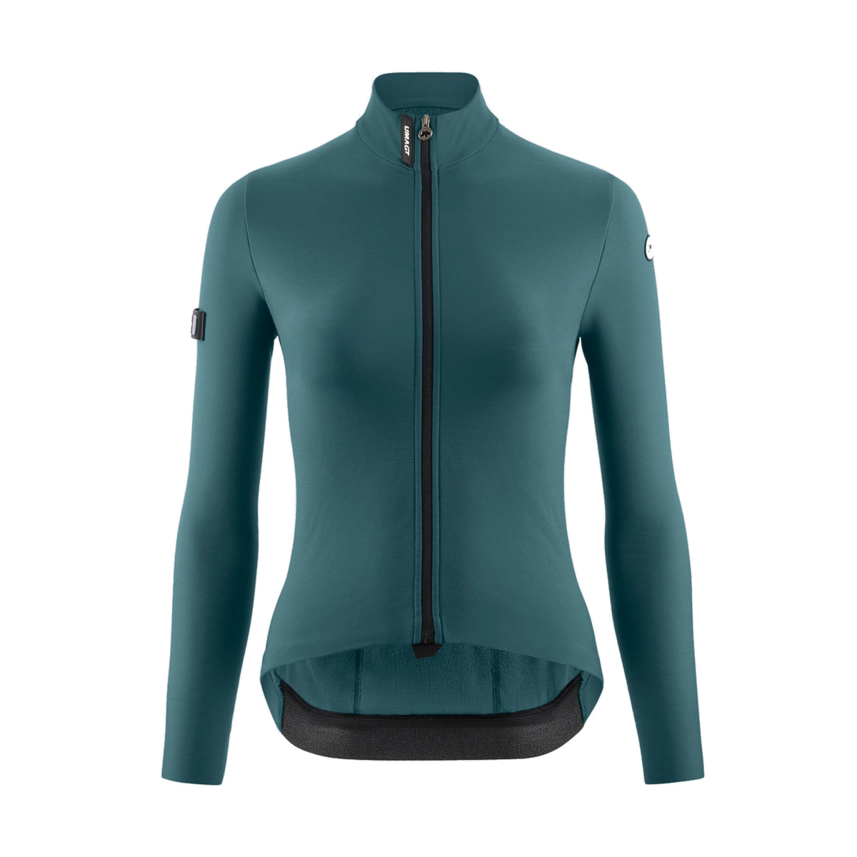 ASSOS UMA GT SPRING FALL C2 fietsshirt met lange mouwen voor dames, basisgroen