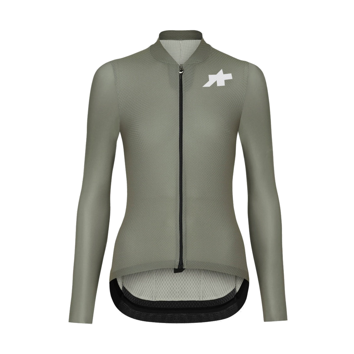 ASSOS UMA GT S11 EVO fietsshirt met lange mouwen voor dames, groen