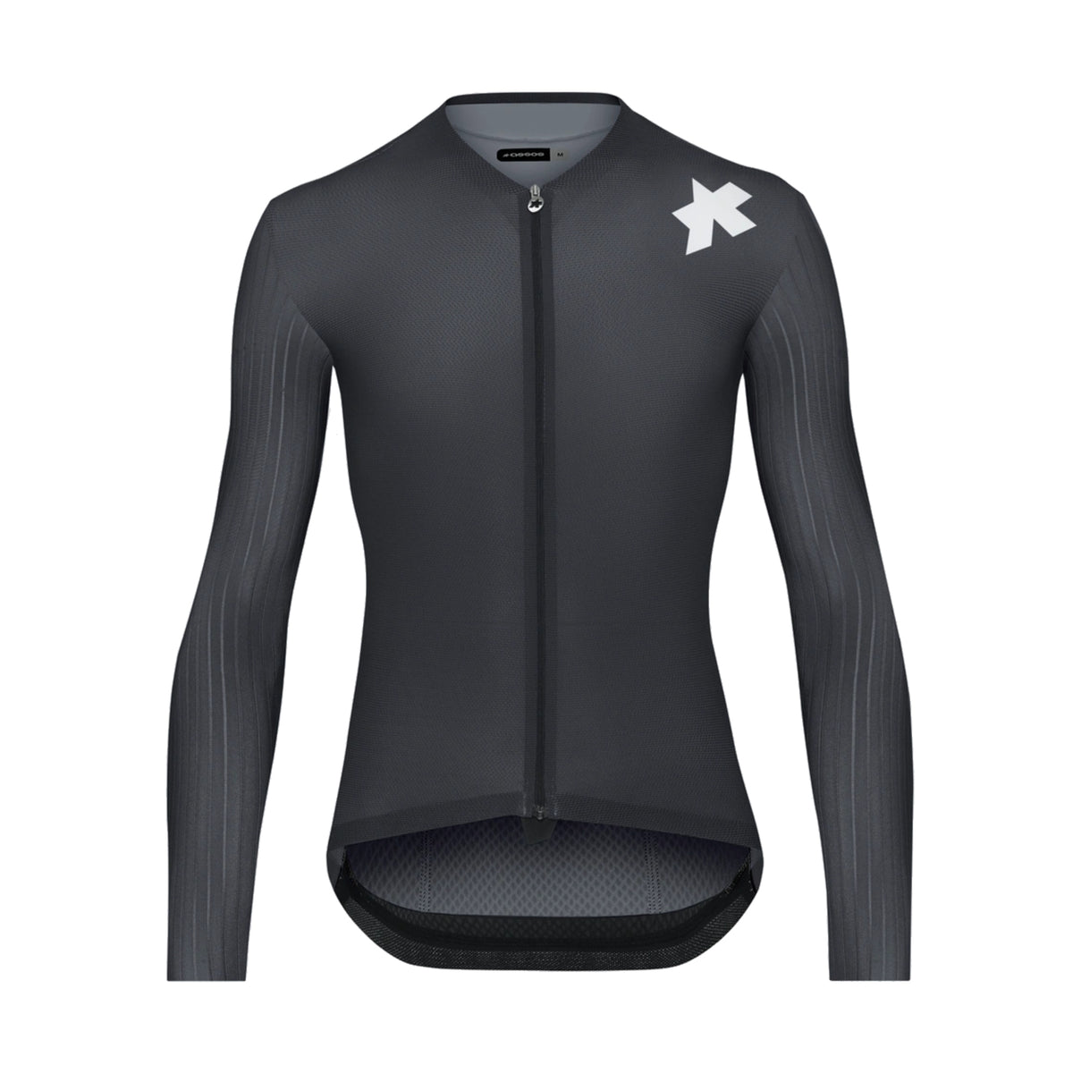 ASSOS EQUIPE RS S11 fietsshirt met lange mouwen, zwart/grijs