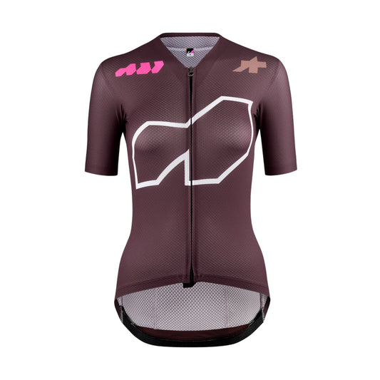 ASSOS DYORA R S11 Wij zijn de A fietsshirt met korte mouwen voor dames, bordeauxrood