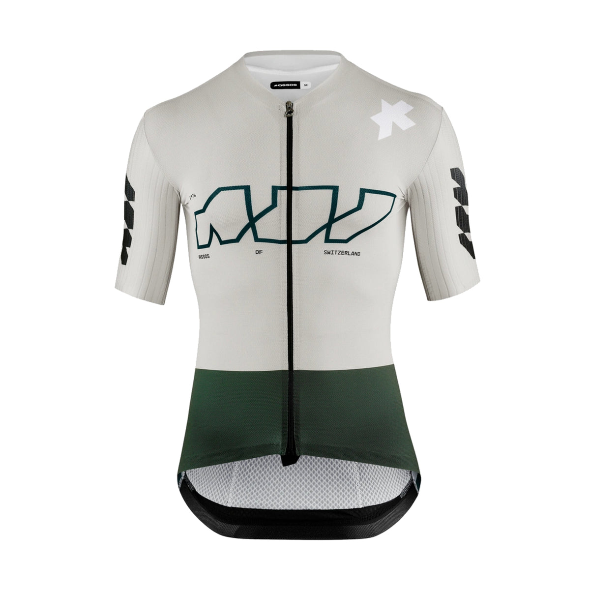 ASSOS EQUIPE RS S11 Iets te zeggen fietsshirt met korte mouwen, wit