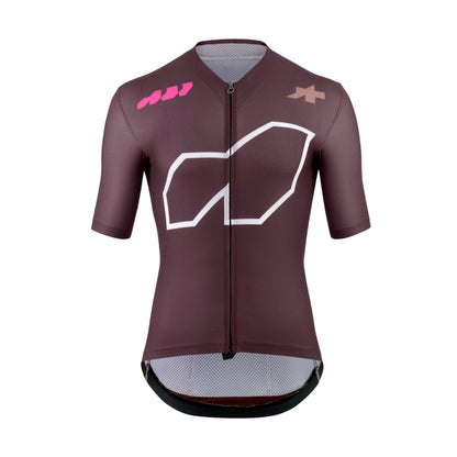 ASSOS EQUIPE R S11 Wij zijn de A fietsshirt met korte mouwen, bordeauxrood