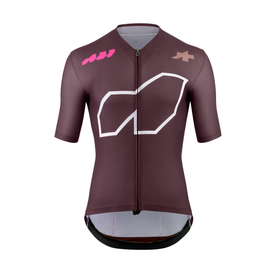 ASSOS EQUIPE R S11 Wij zijn de A fietsshirt met korte mouwen, bordeauxrood