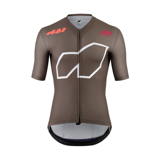 ASSOS EQUIPE R S11 Wij zijn de A fietsshirt met korte mouwen, bruin