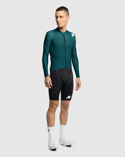 Wielershirt ASSOS EQUIPE RS S11 Lange Mouwen Petrol