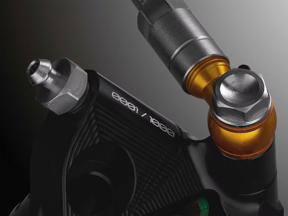Paire de Freins HOPE TECH 4 EVO V6Ti Durite Aviation - Edition Limitée Noir/Or