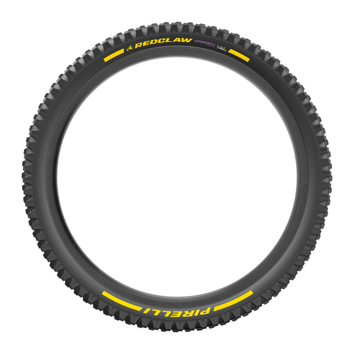 PIRELLI SCORPION RED CLAW buitenband 29x2.40 Supersoft DH+Wall Tubeless Ready vouwbaar zwart/geel Team Edition