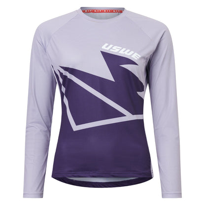 Shirt USWE BERG MTB Lange Mouwen Dames Lavendel