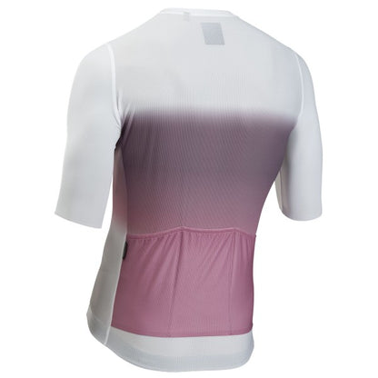 Wielershirt NORTHWAVE BLADE AIR Korte Mouwen Wit/Paars