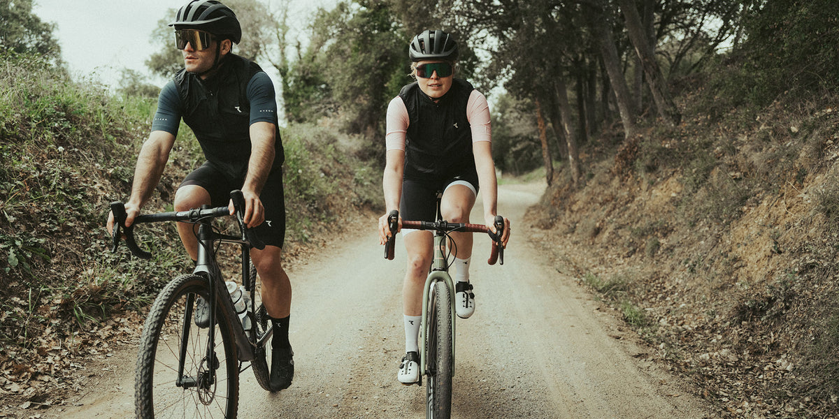 ERGON BT Allroad-stuurlint op het stuur van een gravelbike
