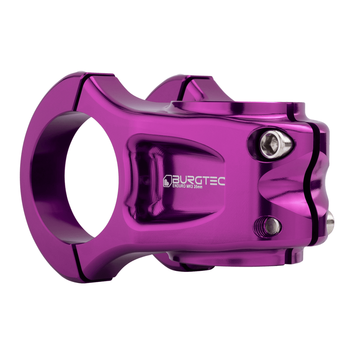 BURGTEC ENDURO MK3 stuurpen paars — schuin achteraanzicht