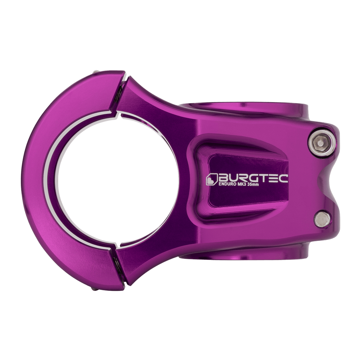 BURGTEC ENDURO MK3 stuurpen paars — zijaanzicht