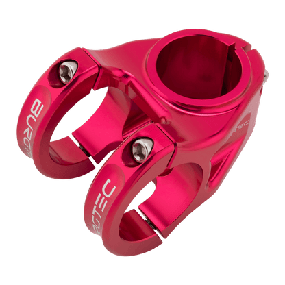Potence BURGTEC ENDURO MK3 Rose — vue de dessus en trois quarts